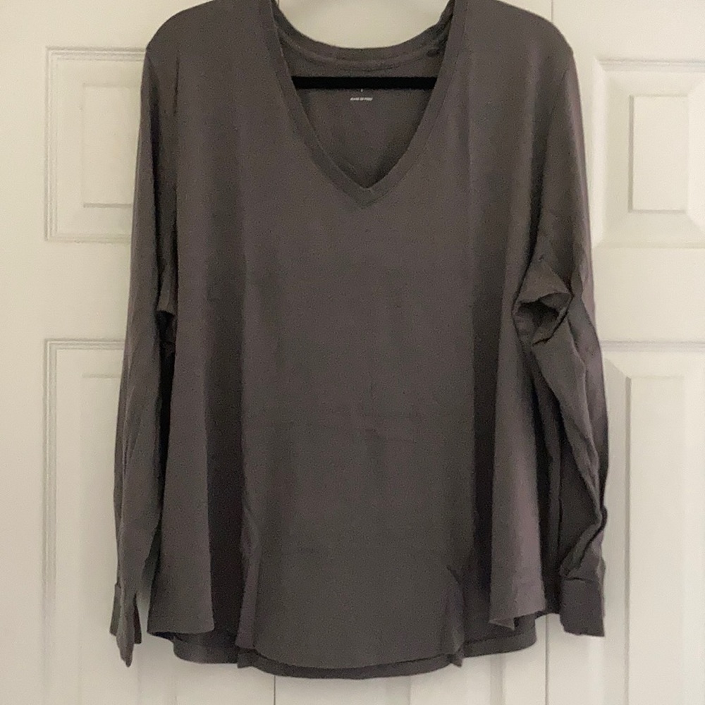 Universal Standard Long Sleeve V Rex / Slate / L